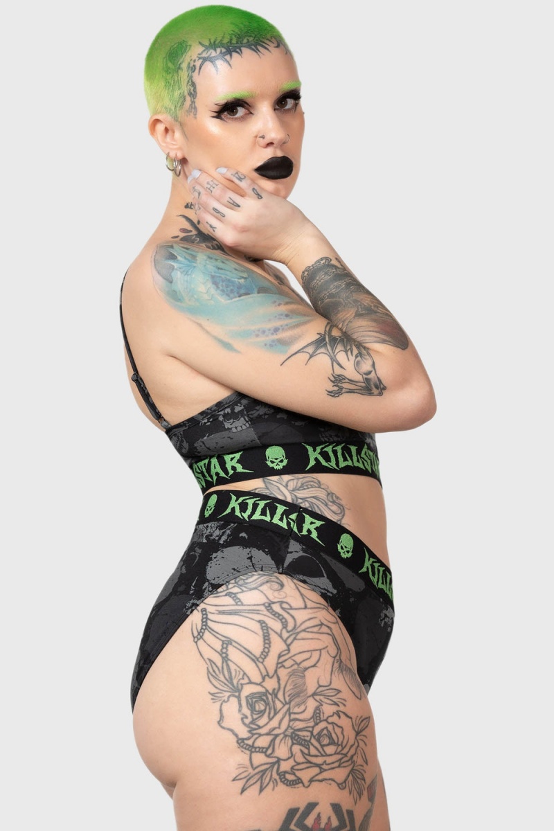 Killstar Tzompantli Panty Negros | 35480-UBNA
