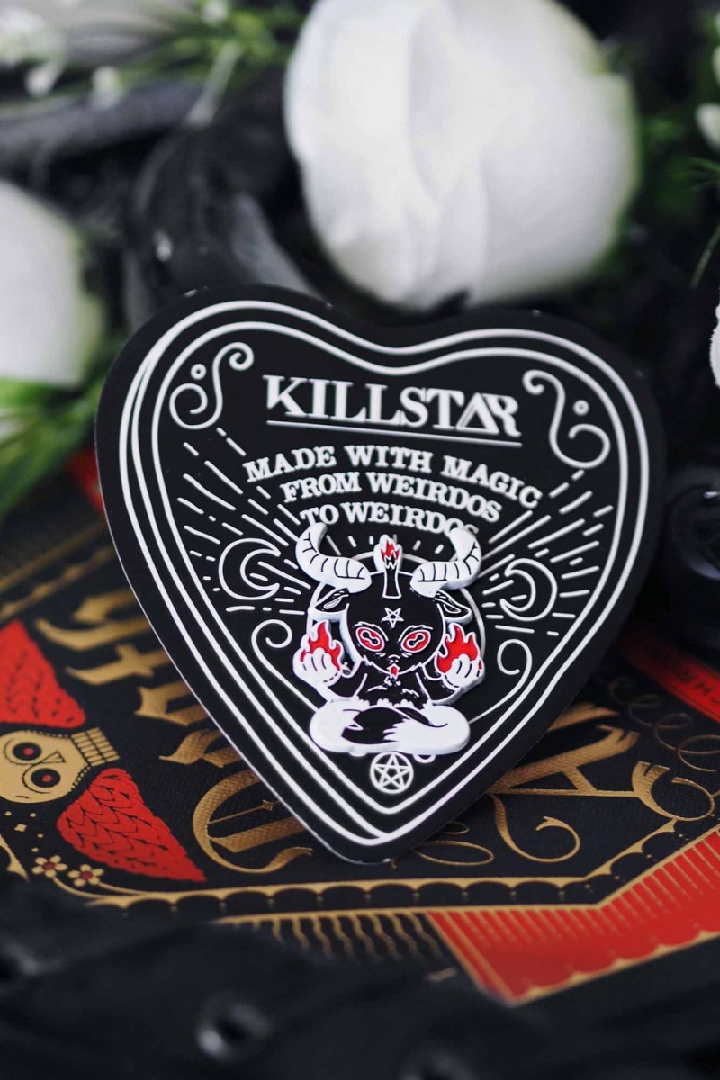 Killstar Up To No Good Enamel Pin Negros | 47285-DCTE