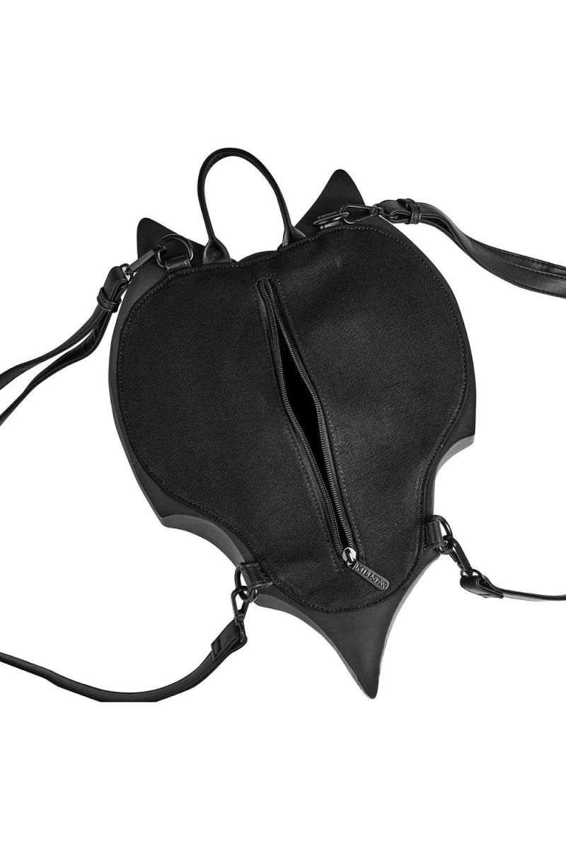 Killstar Vamped Up Backpack Negros | 36419-ITMY