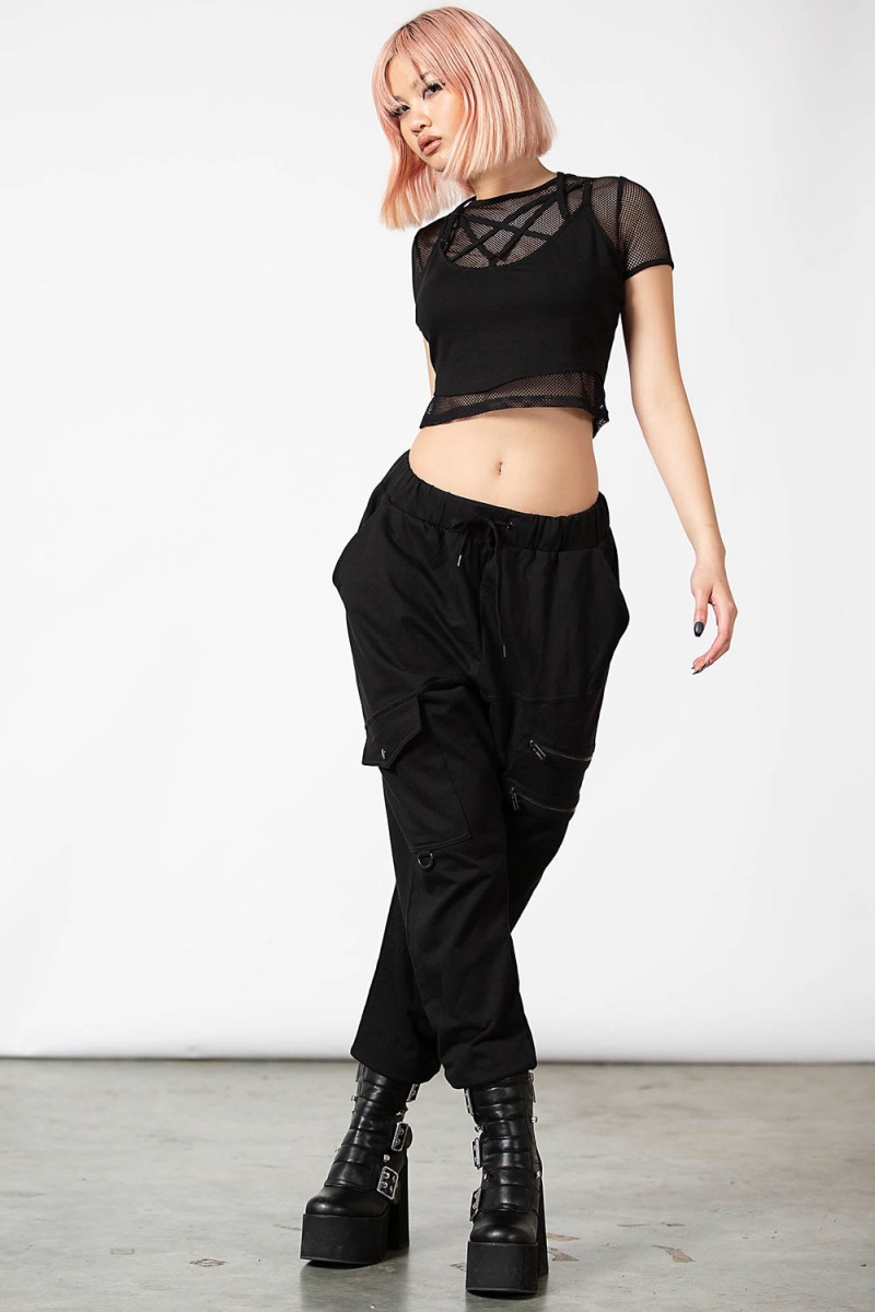 Killstar Vernon Joggers Negros | 84093-YBWZ
