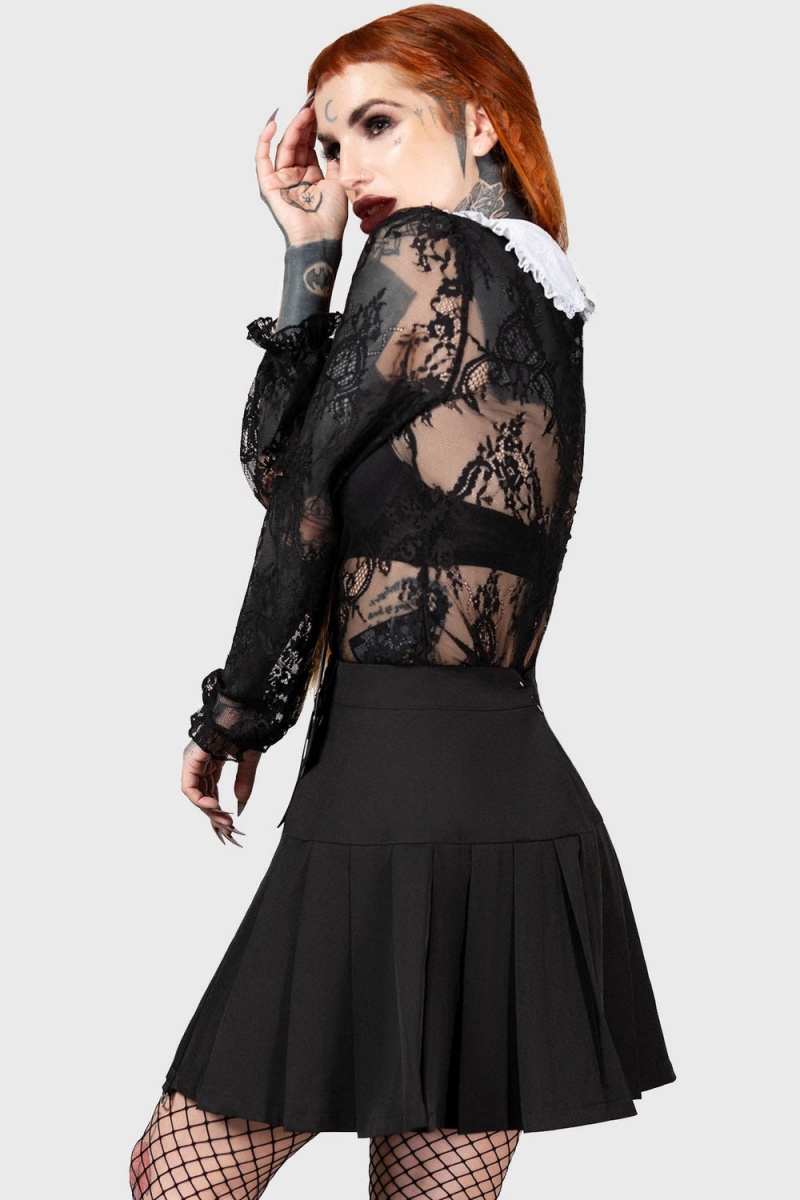 Killstar Wicked Story Top Negros | 57689-CRDK