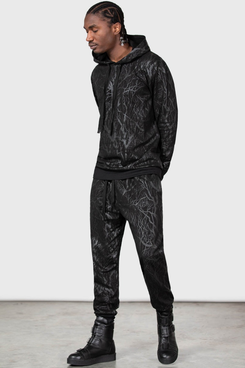 Killstar Wicked Woods Watcher Joggers Negros | 52143-IRLU