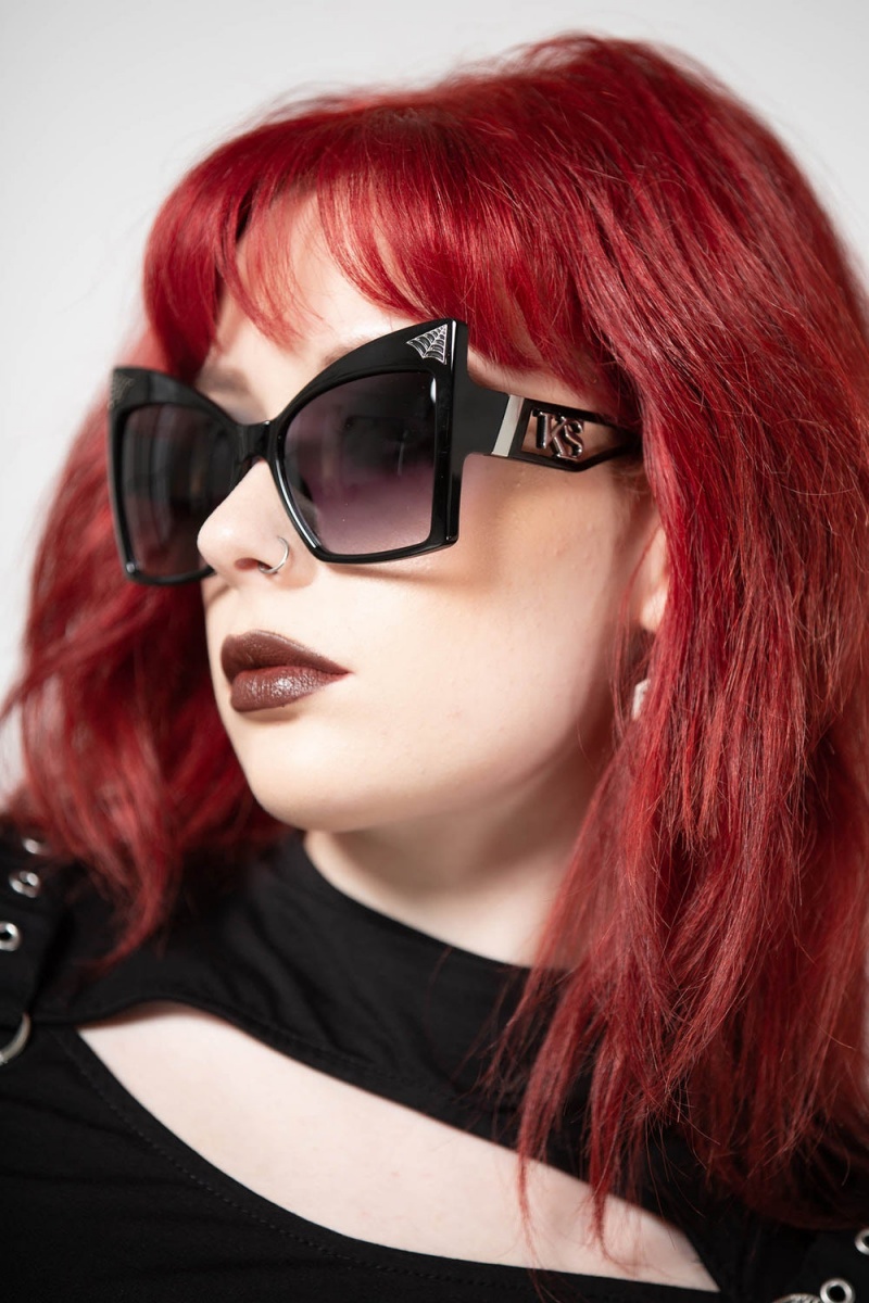 Killstar Widows Watch Sunglasses Negros | 87124-JAZR