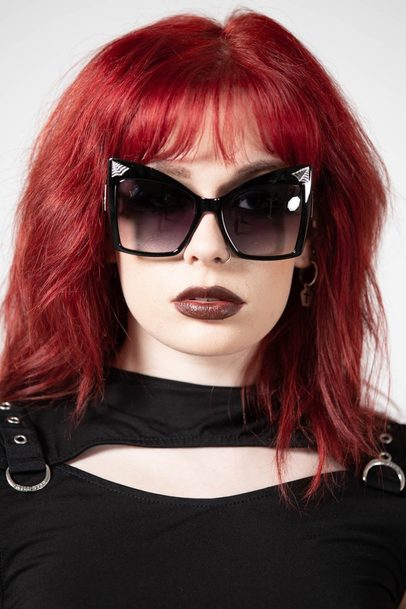 Killstar Widows Watch Sunglasses Negros | 87124-JAZR