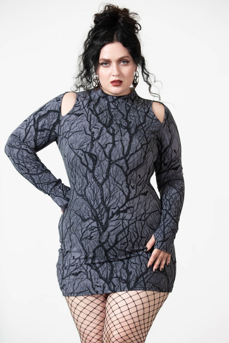 Killstar Witchwood Long Top Negros | 94761-XAWD