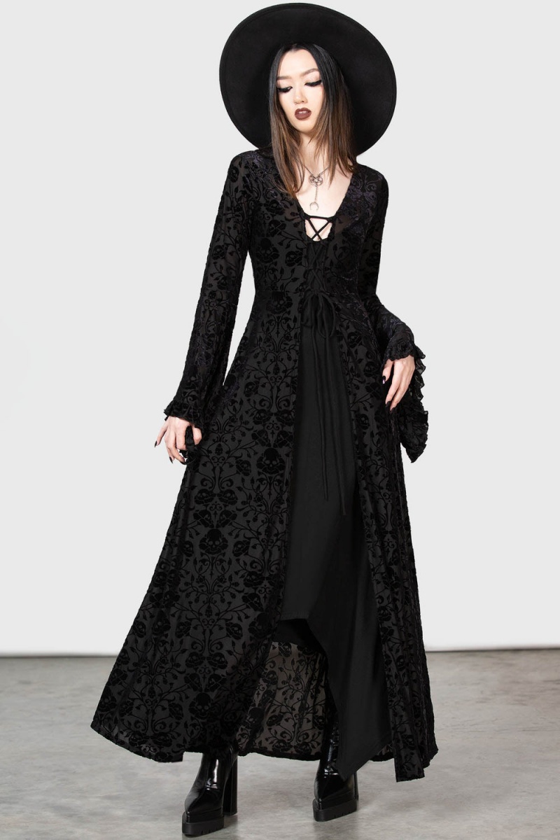Killstar Woodland Spirit Duster Negros | 70291-XQTD
