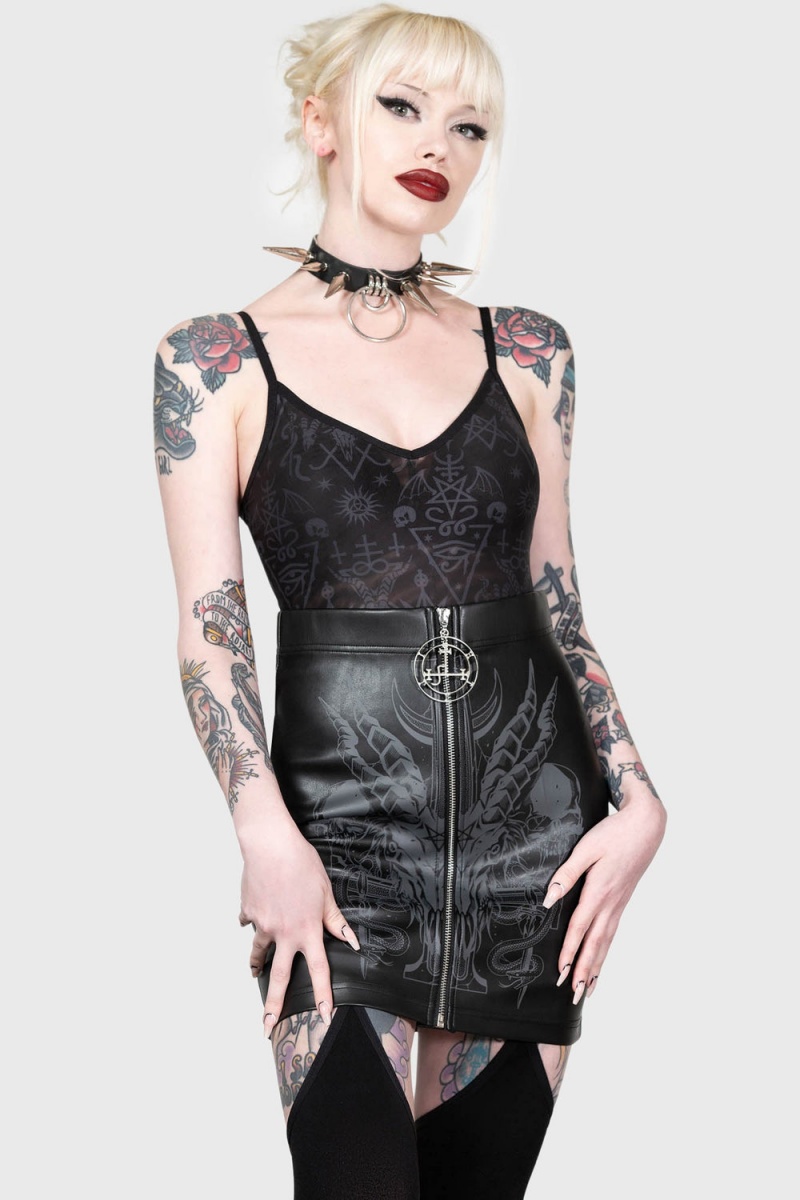 Killstar Your High-Priestess Bodysuit Negros | 37194-LHNY