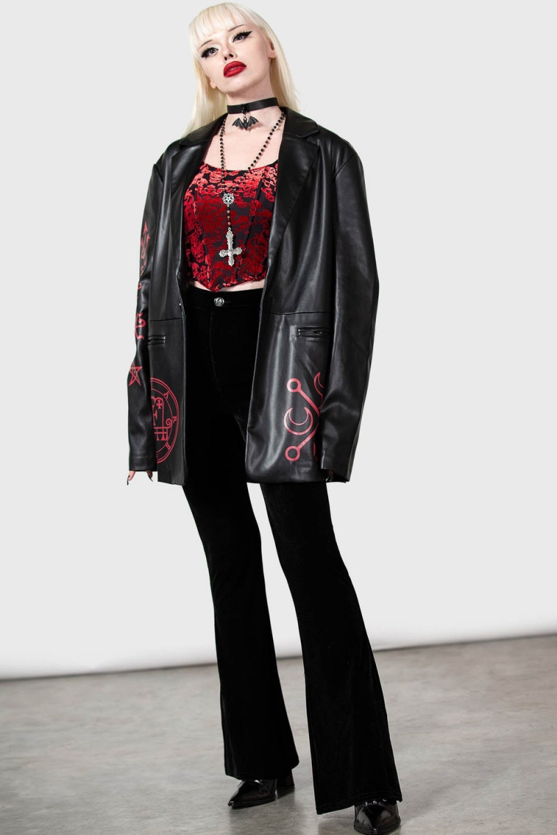 Killstar Zepar Jacket Negros | 50289-XWJG