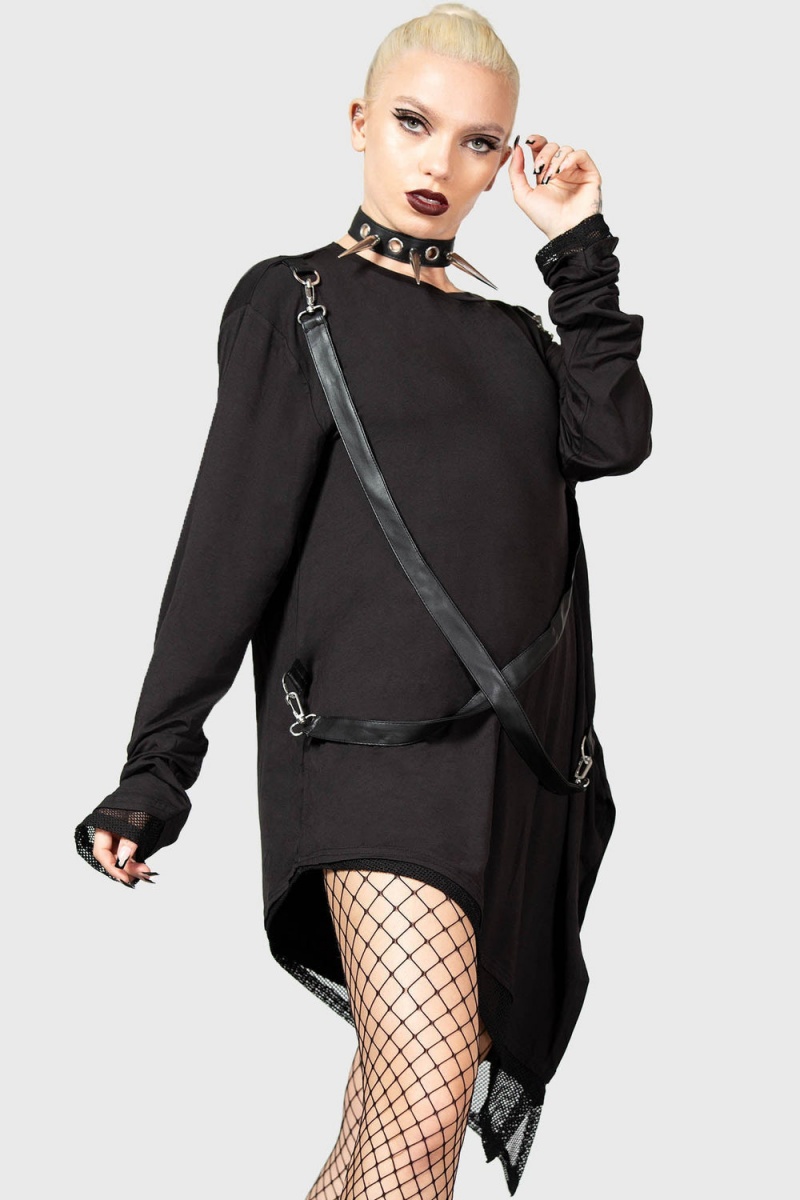 Killstar Zombie Clown Top Negros | 61738-PRZG